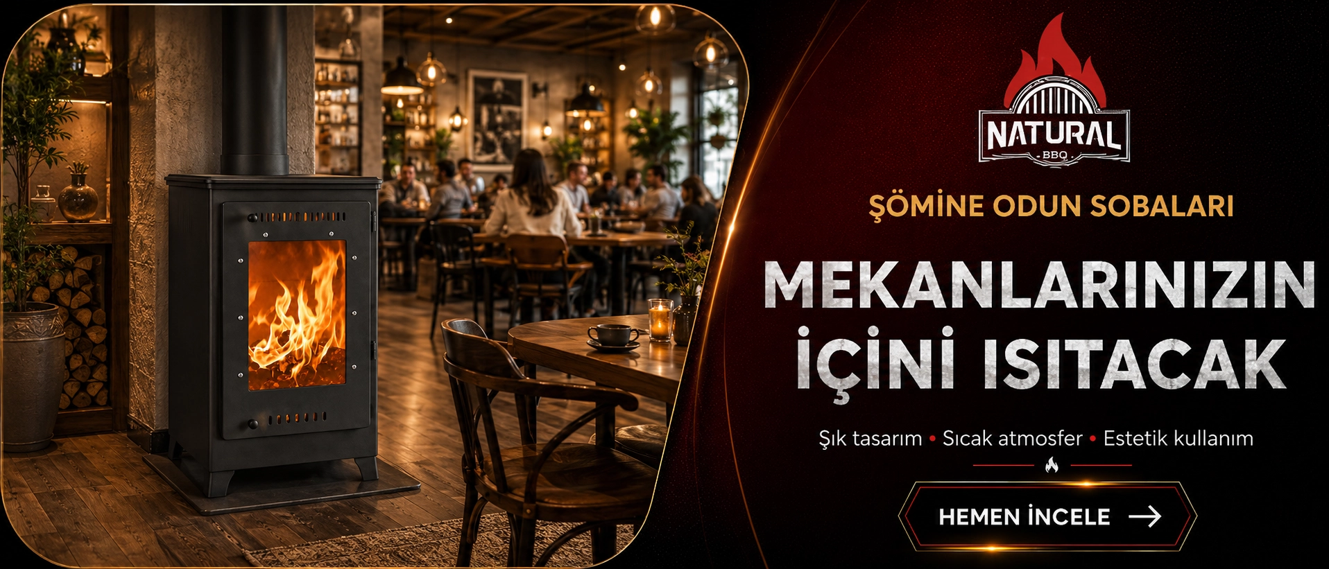 Erzurum Kuzineli Soba ve Şömine